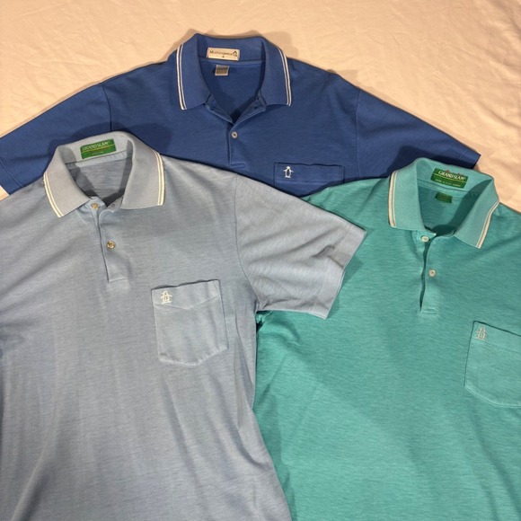 Grand Slam Munsingwear Vintage Polo Shirt Bundle Medium Men's Short Sleeve Golf